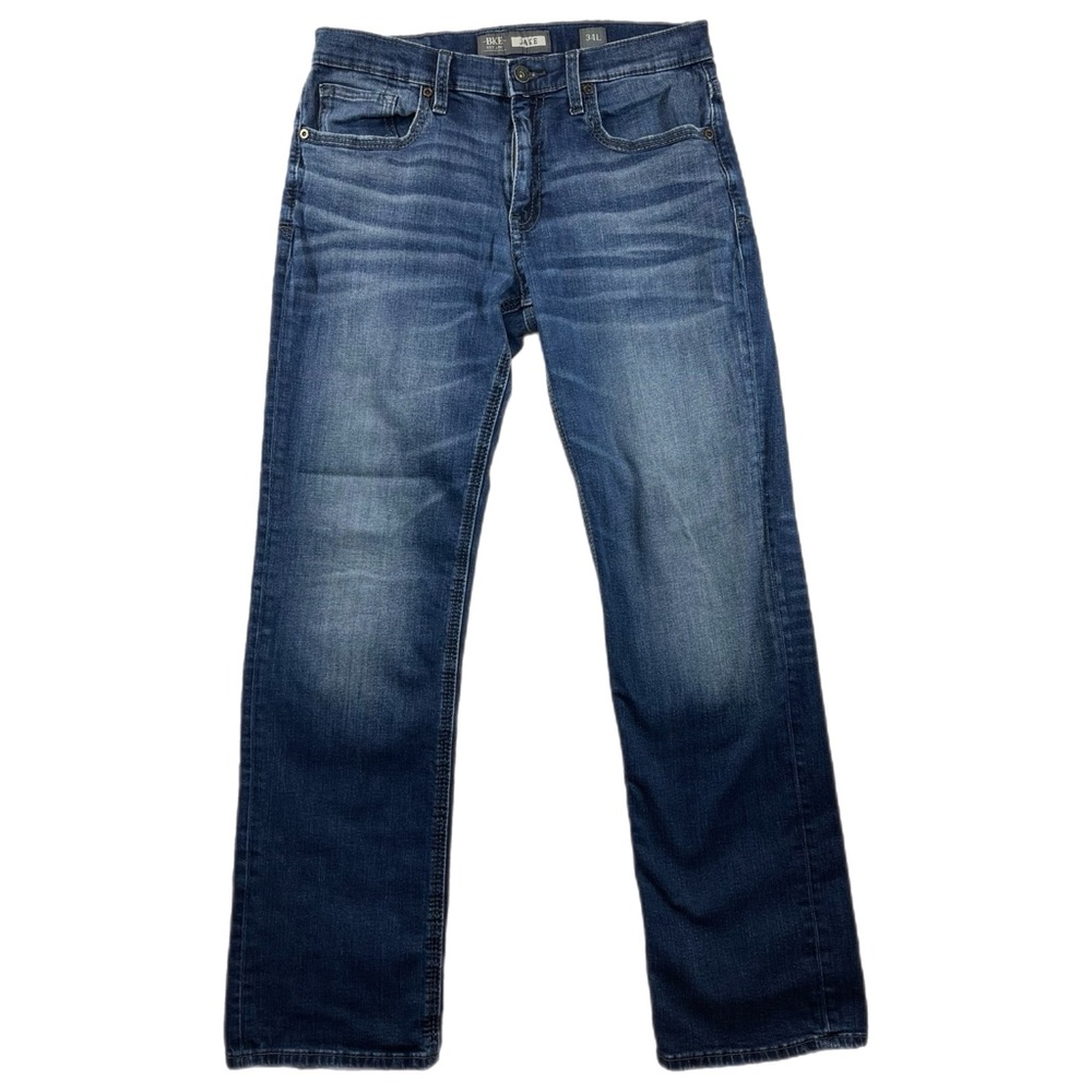 Buckle BKE Jeans Mens Size 34L Jake Bootcut Bootleg Blue Denim 34x33